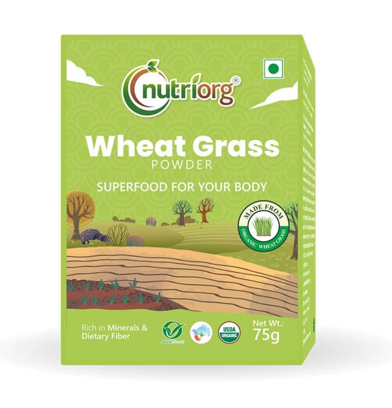 Nutriorg Certified Organic Wheatgrass powder 75g